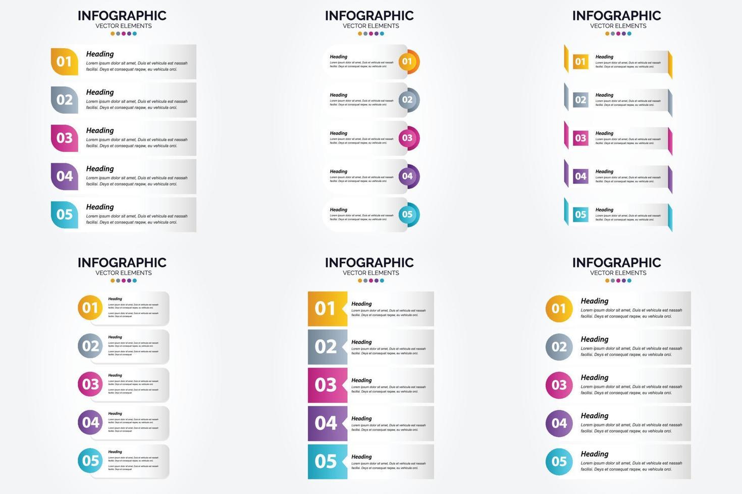 infographie vectorielle de conception plate parfaite pour les brochures publicitaires. dépliants. et revues. vecteur