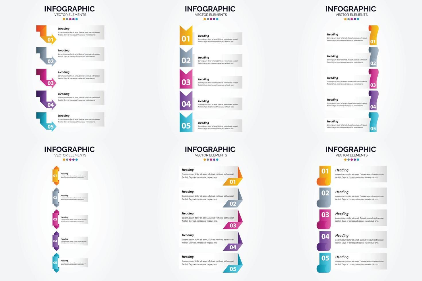 ces infographies d'illustration vectorielle sont parfaites pour la publicité dans une brochure. prospectus. ou magazine. vecteur