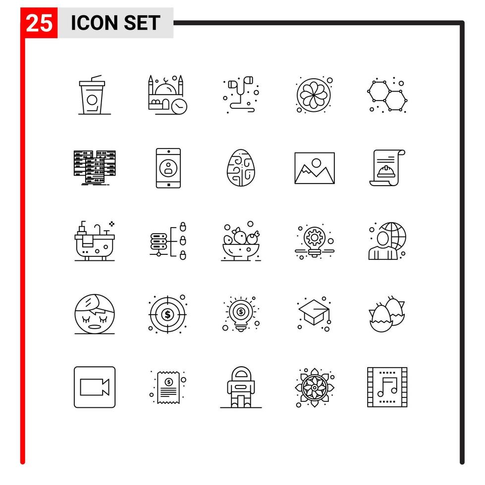 pack de 25 symboles universels de chimie tournesol main libre éléments de conception vectoriels modifiables de fleur de soleil vecteur