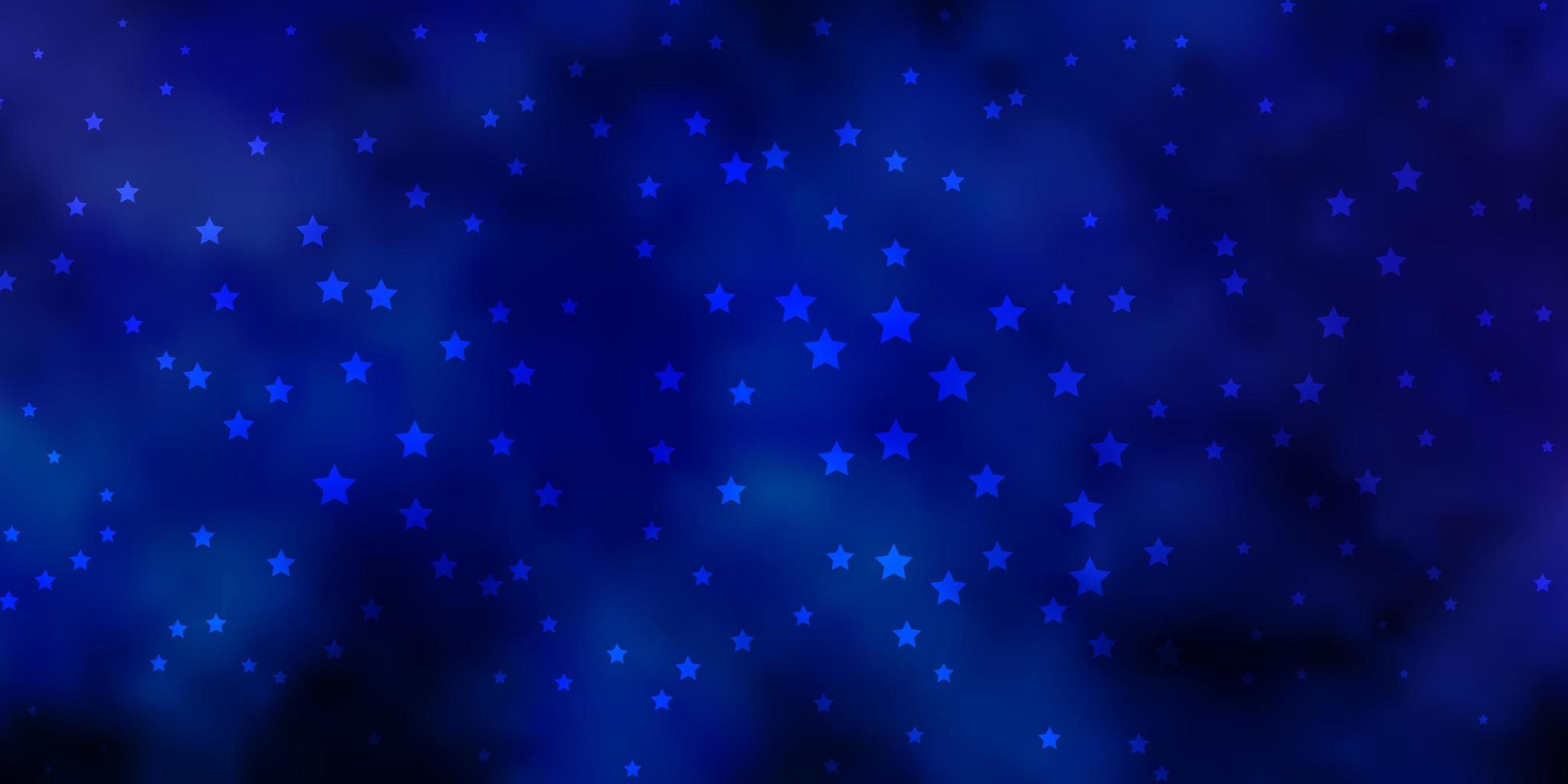 modèle vectoriel rose foncé, bleu avec des étoiles abstraites.