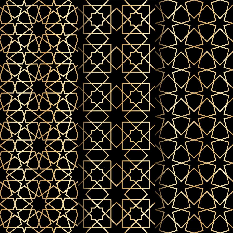 motif de géométrie islamique vecteur