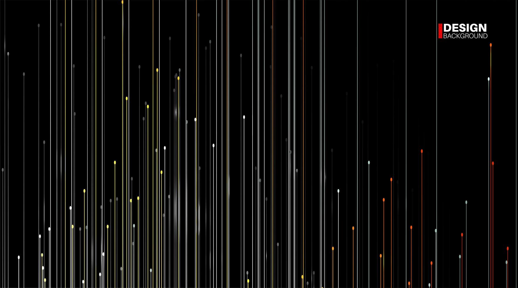 fond abstrait vectoriel géométrique. lignes droites avec fond noir