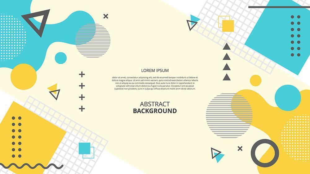 fond abstrait de formes fluides géométriques diagonales plates vecteur