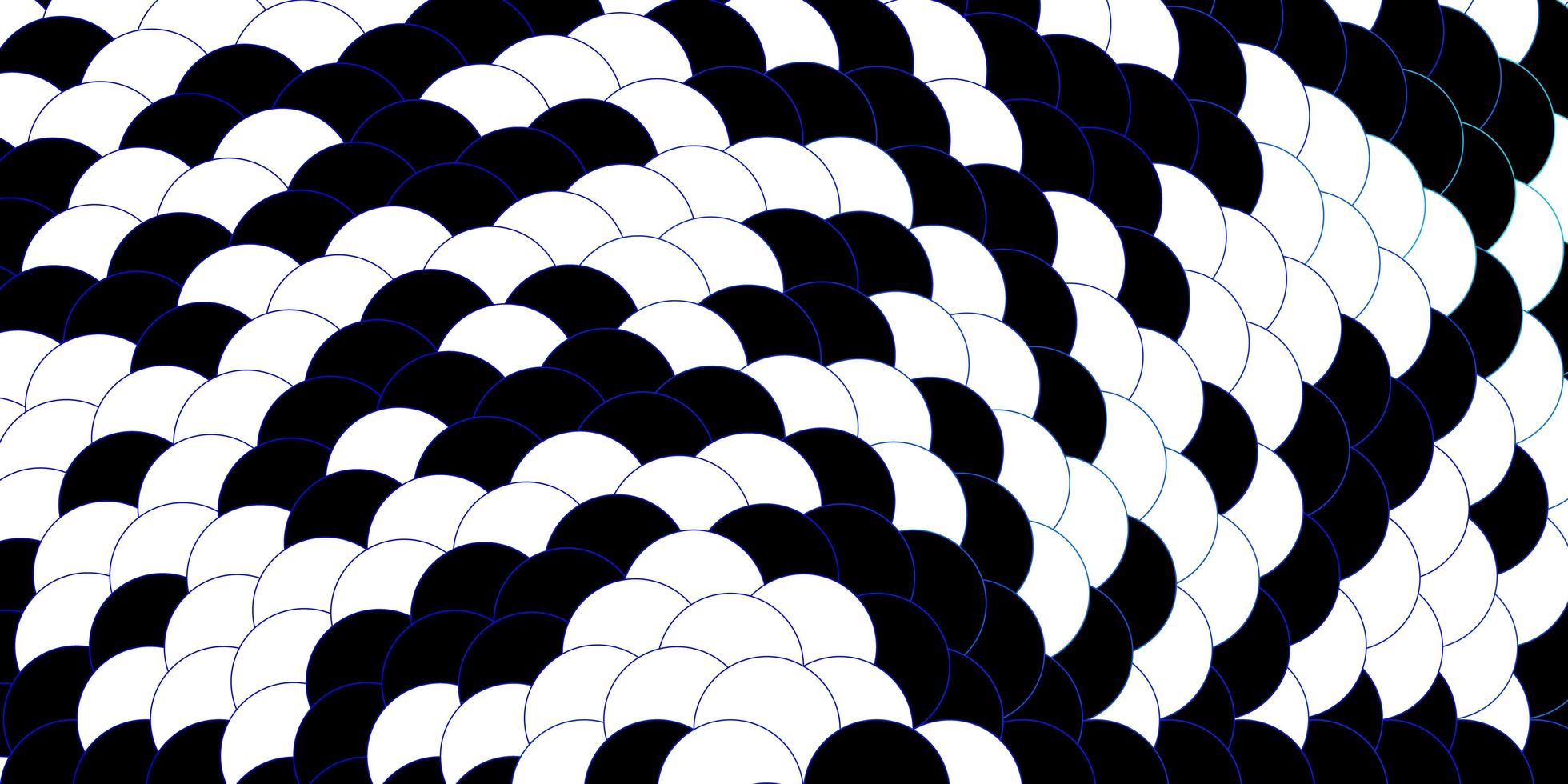 modèle vectoriel bleu foncé avec des cercles.
