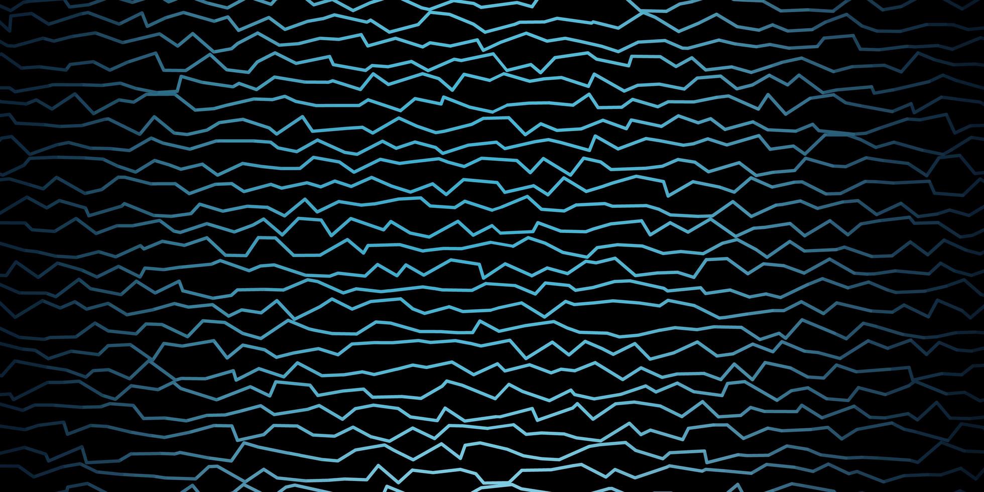 modèle vectoriel bleu foncé avec des lignes courbes.