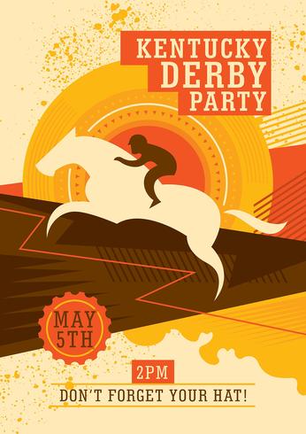 Derby kentucky vecteur