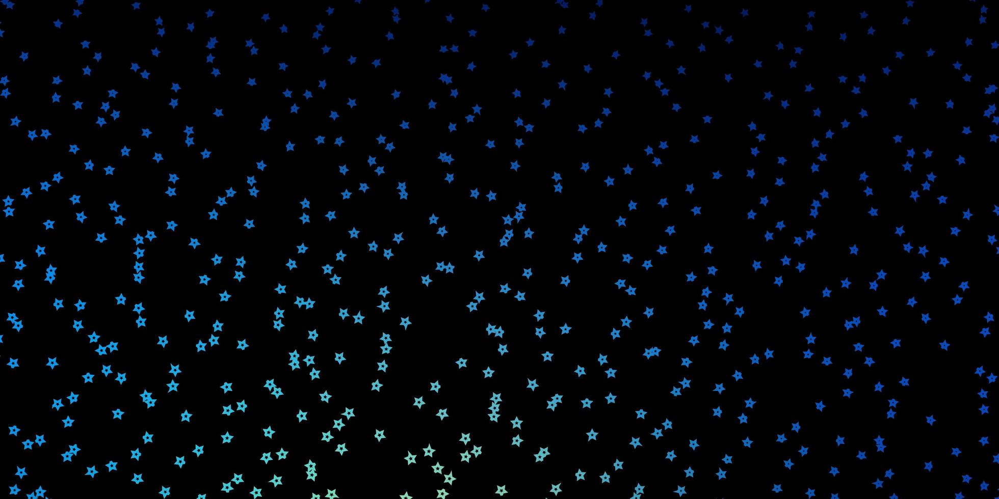 fond de vecteur bleu foncé, vert avec des étoiles colorées.