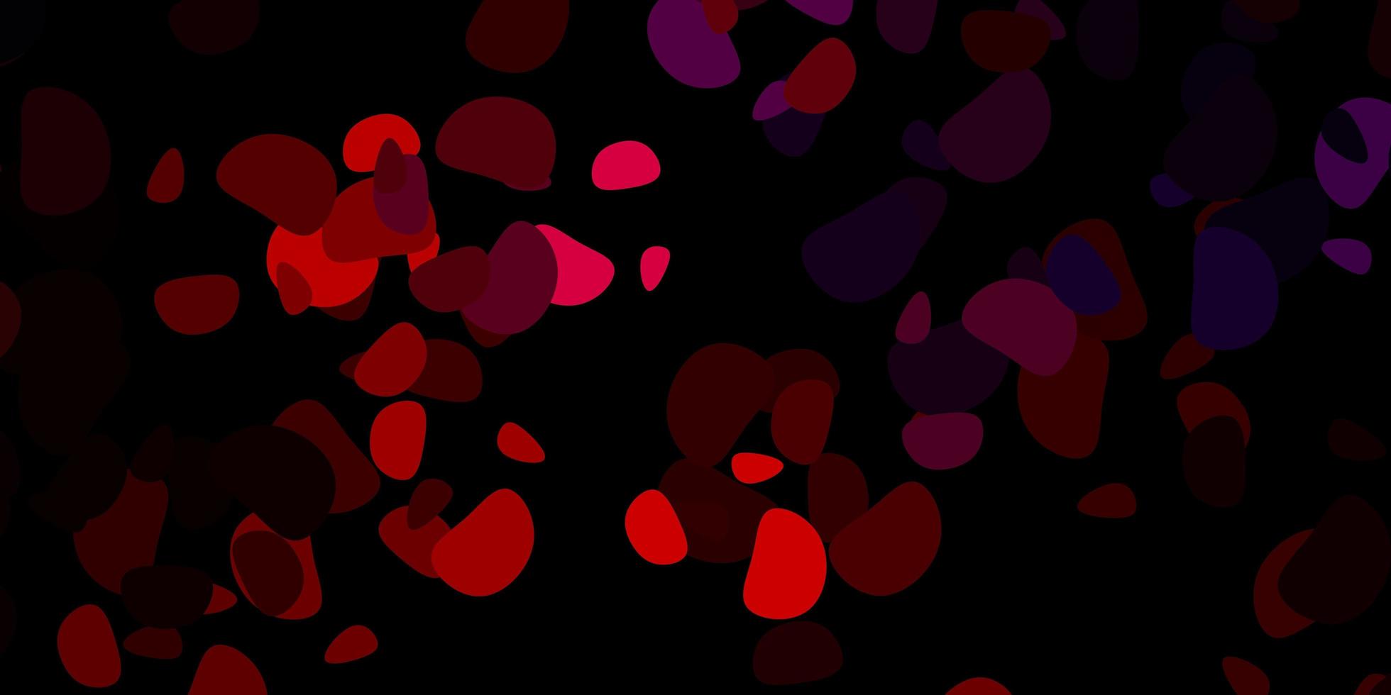 modèle vectoriel rose foncé, rouge avec des formes abstraites.