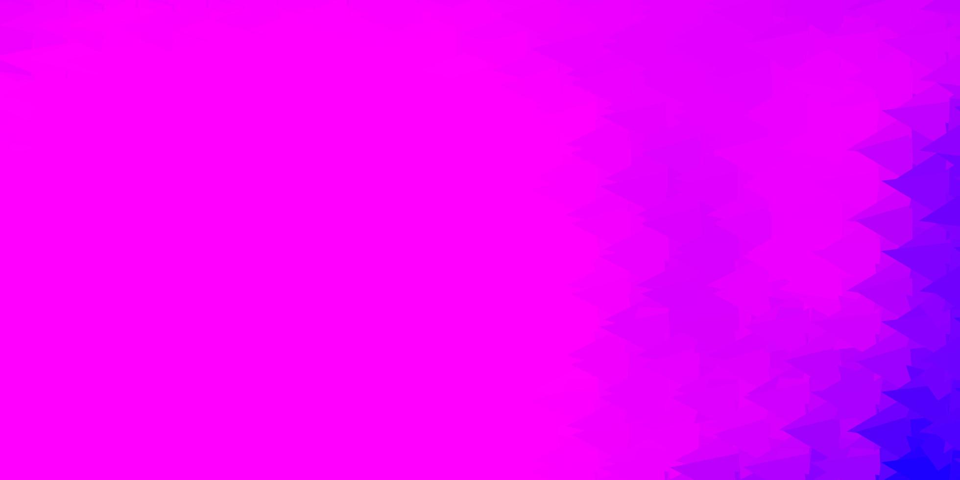 conception de polygone dégradé vecteur violet clair, rose.