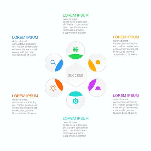 Infographie abstraite options modèle vector illustration que vous pouvez modifier en fonction de vos besoins 3