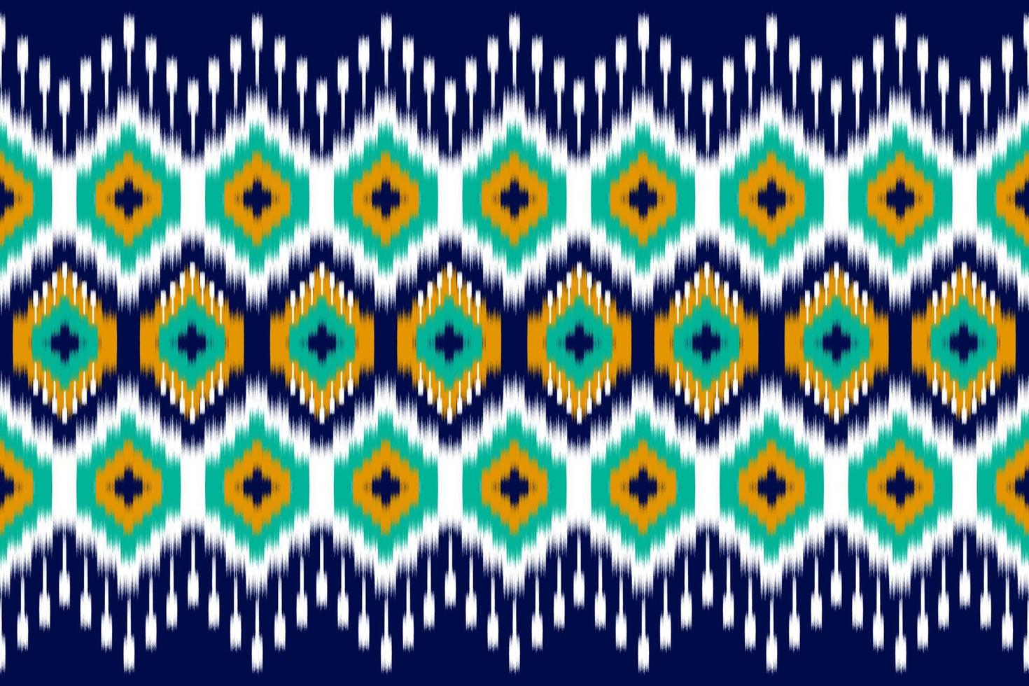 tapis ethnique motif tribal art. modèle sans couture ikat ethnique. style américain, mexicain. vecteur