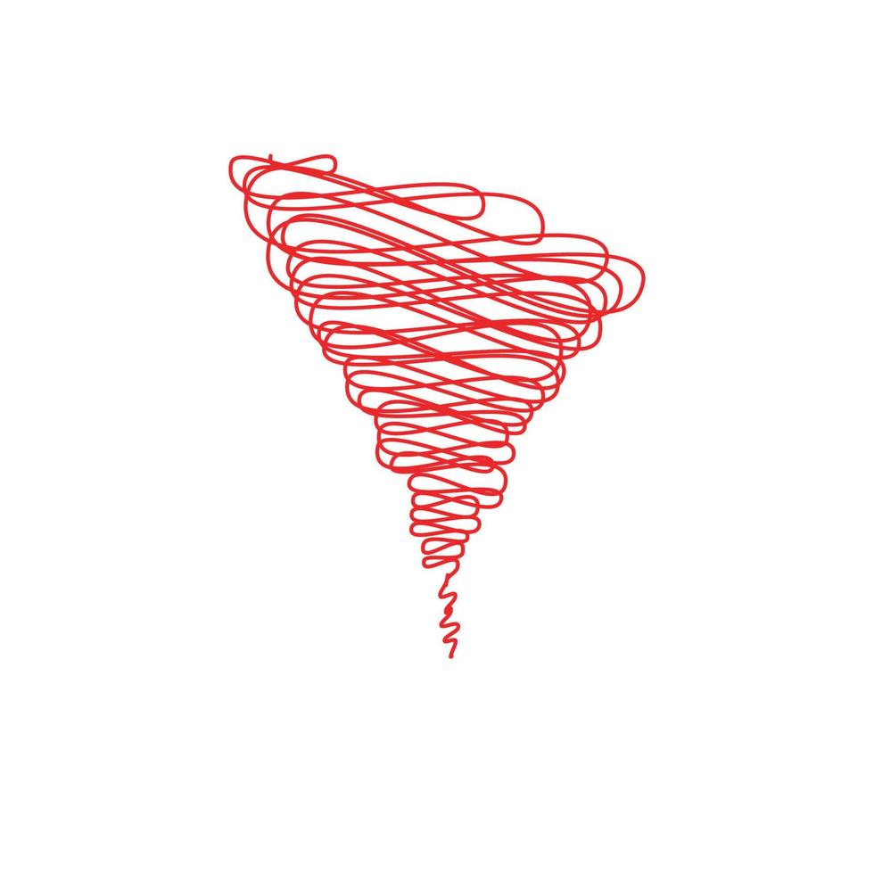 illustration vectorielle de tornade symbole vecteur