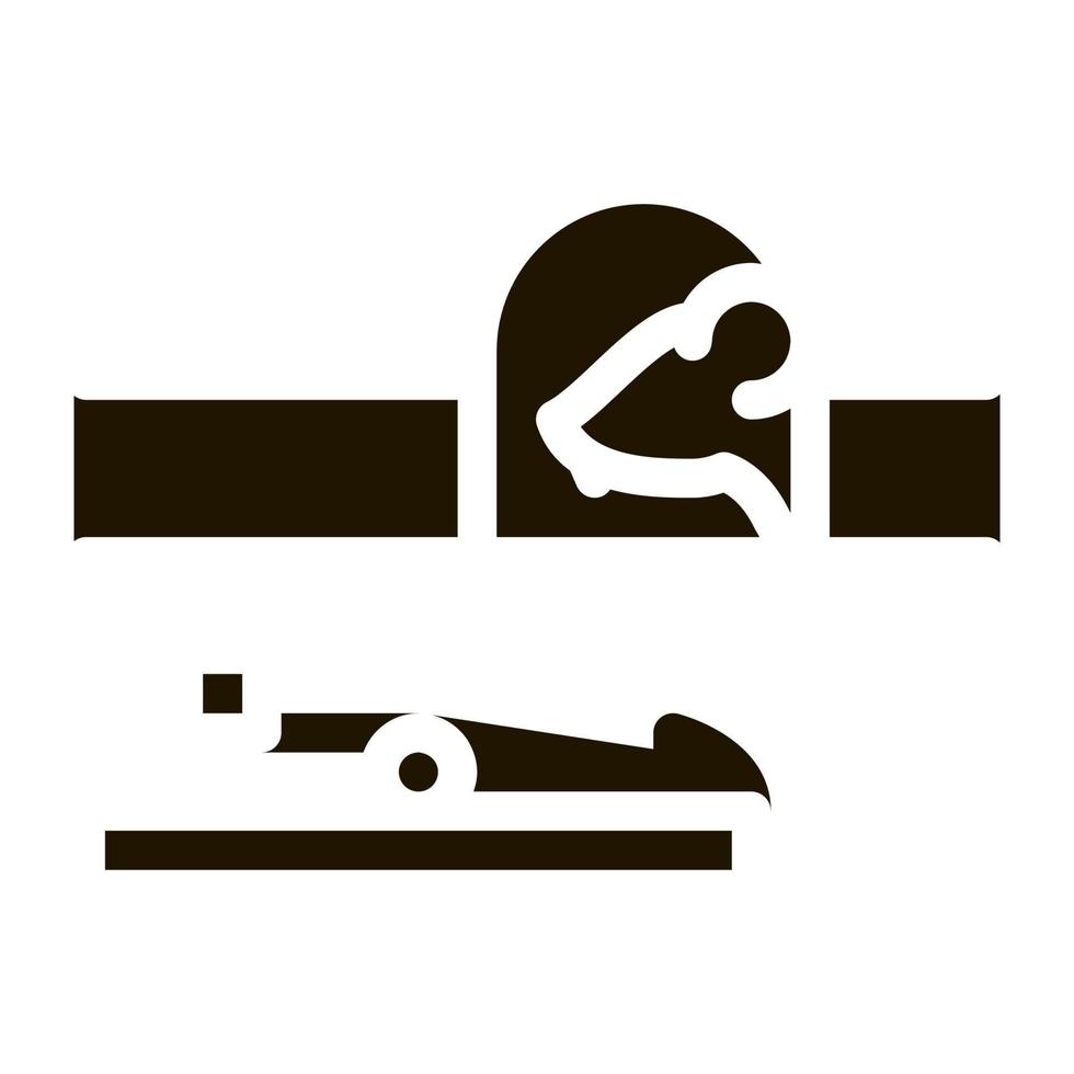 illustration de glyphe vectoriel icône piège à souris