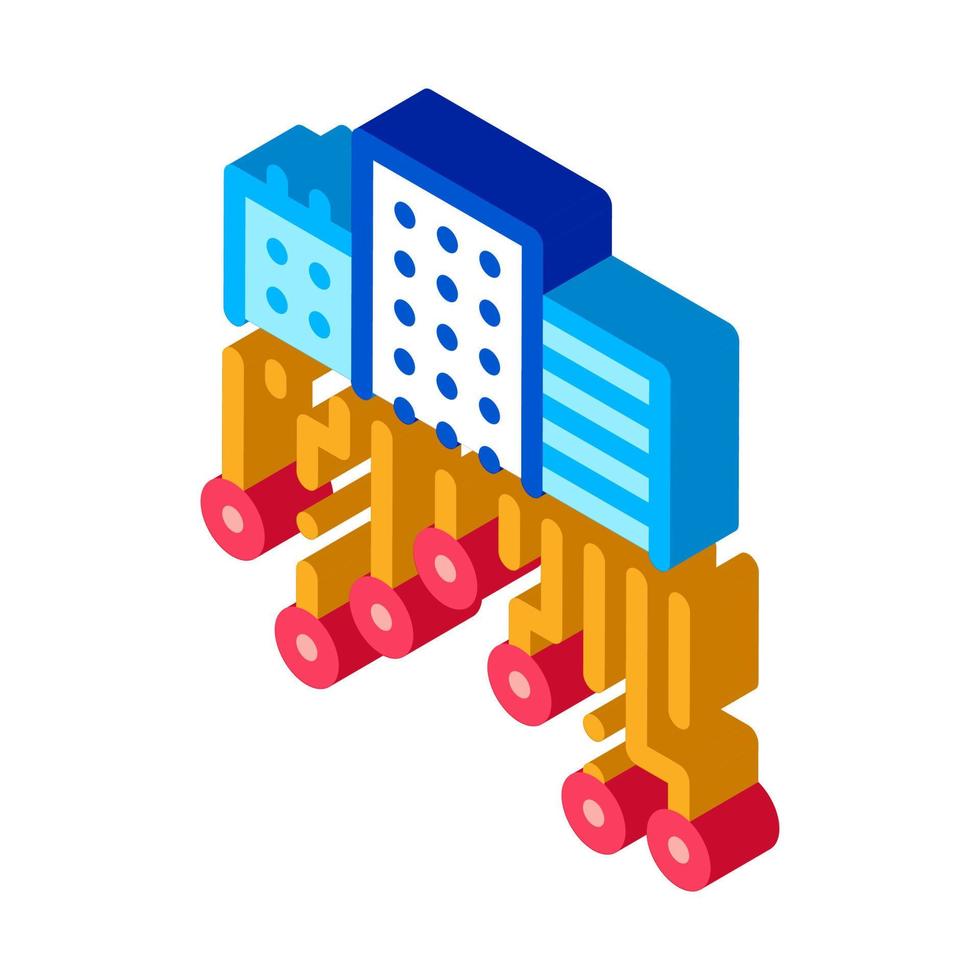 illustration vectorielle d'icône isométrique de réseau de signal wi-fi vecteur