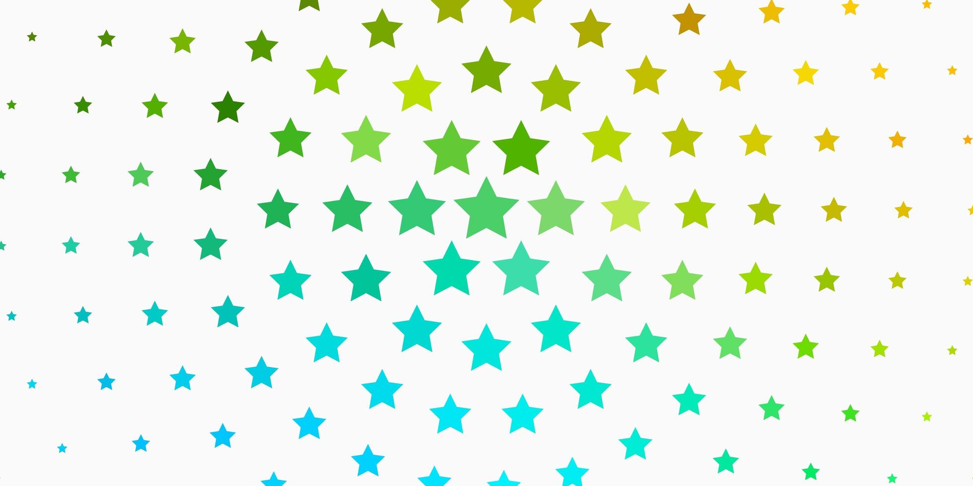 modèle vectoriel bleu clair, jaune avec des étoiles abstraites.