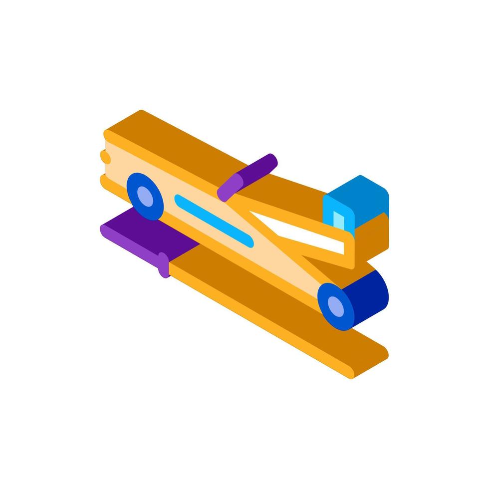 équipement de pneu icône isométrique illustration vectorielle vecteur