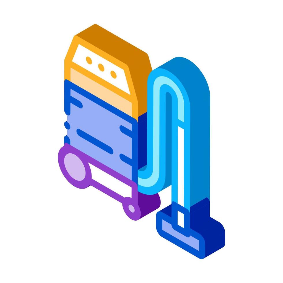 aspirateur domestique icône isométrique illustration vectorielle vecteur