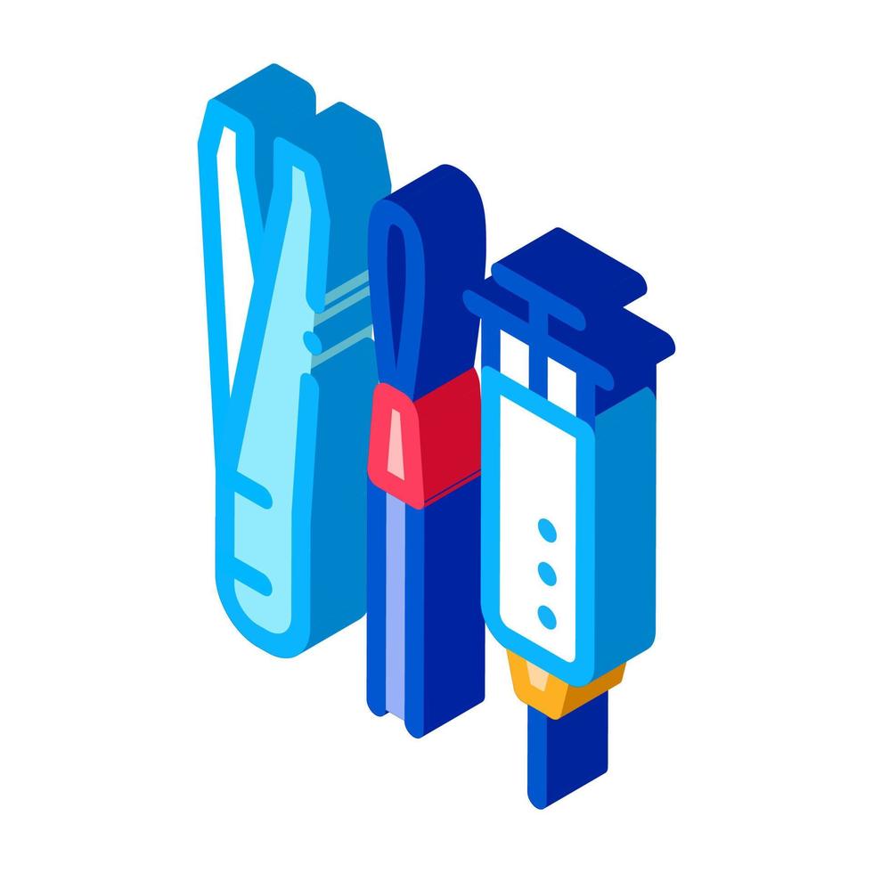 instrument de traitement dermatologique icône isométrique illustration vectorielle vecteur