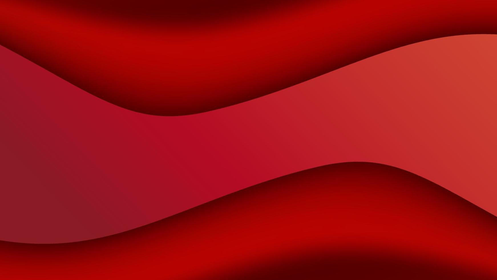 abstrait de couleur rouge. composition de formes dynamiques. vecteur eps10