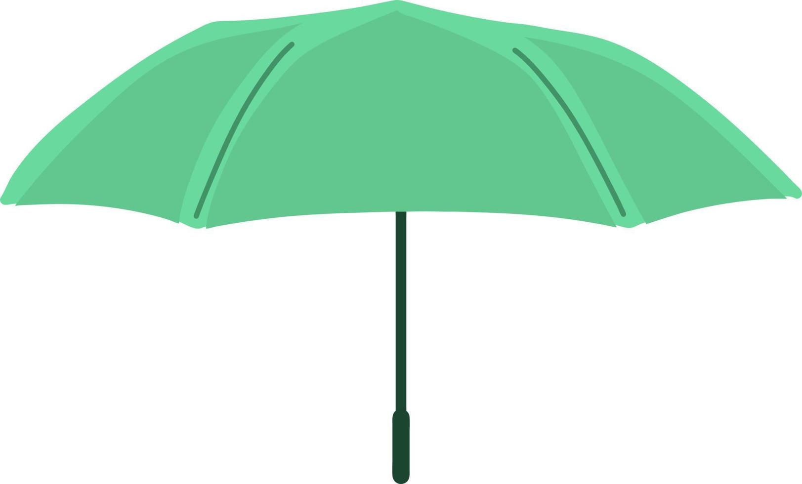 le parapluie vert vecteur