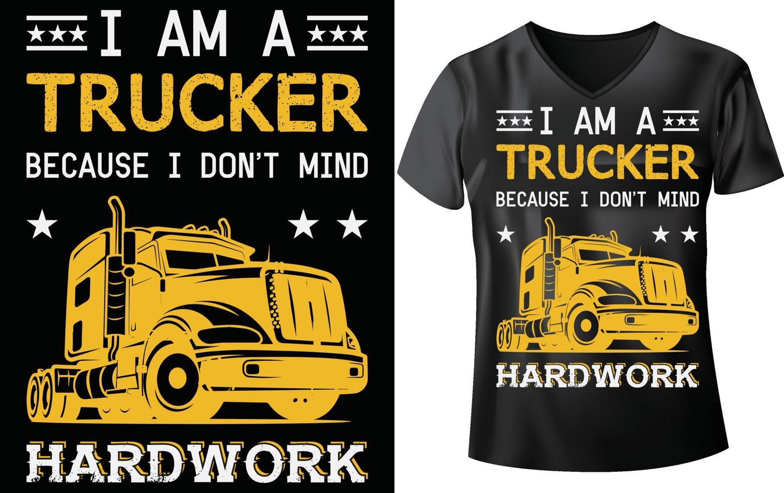 conception de t-shirt de camion vecteur