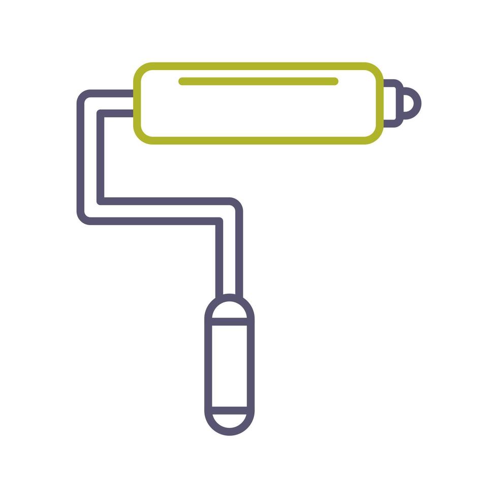icône de vecteur de rouleau de peinture