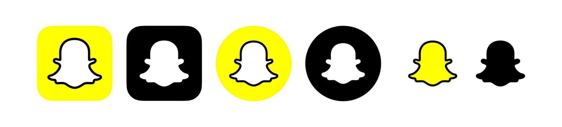 vecteur de logo snapchat, vecteur d'icône snapchat vecteur gratuit