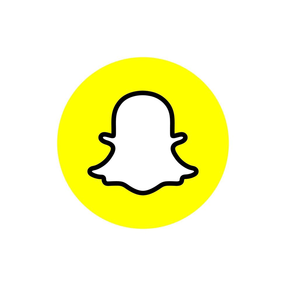 vecteur de logo snapchat, vecteur d'icône snapchat vecteur gratuit