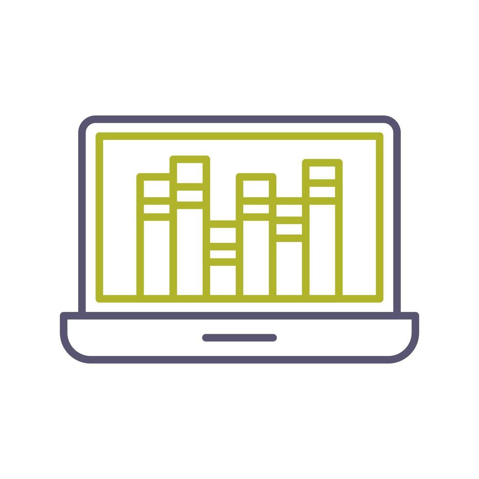 icône de vecteur de bibliothèque en ligne