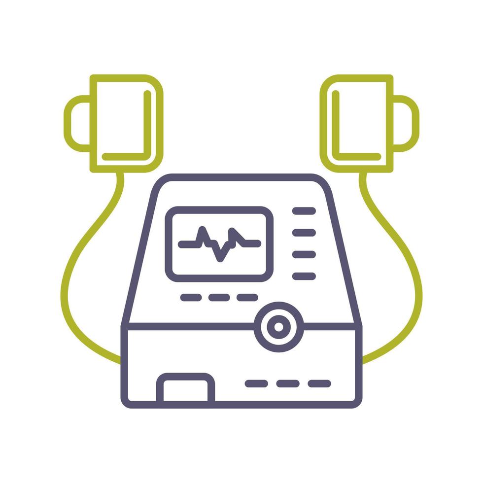 icône de vecteur de défribilleur