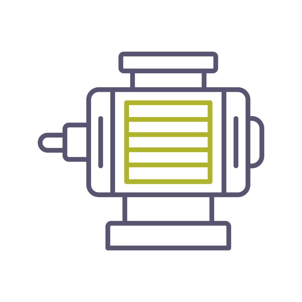 icône de vecteur de moteur électrique