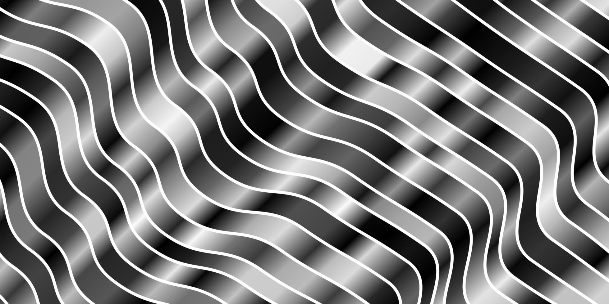 modèle vectoriel gris clair avec des lignes courbes.