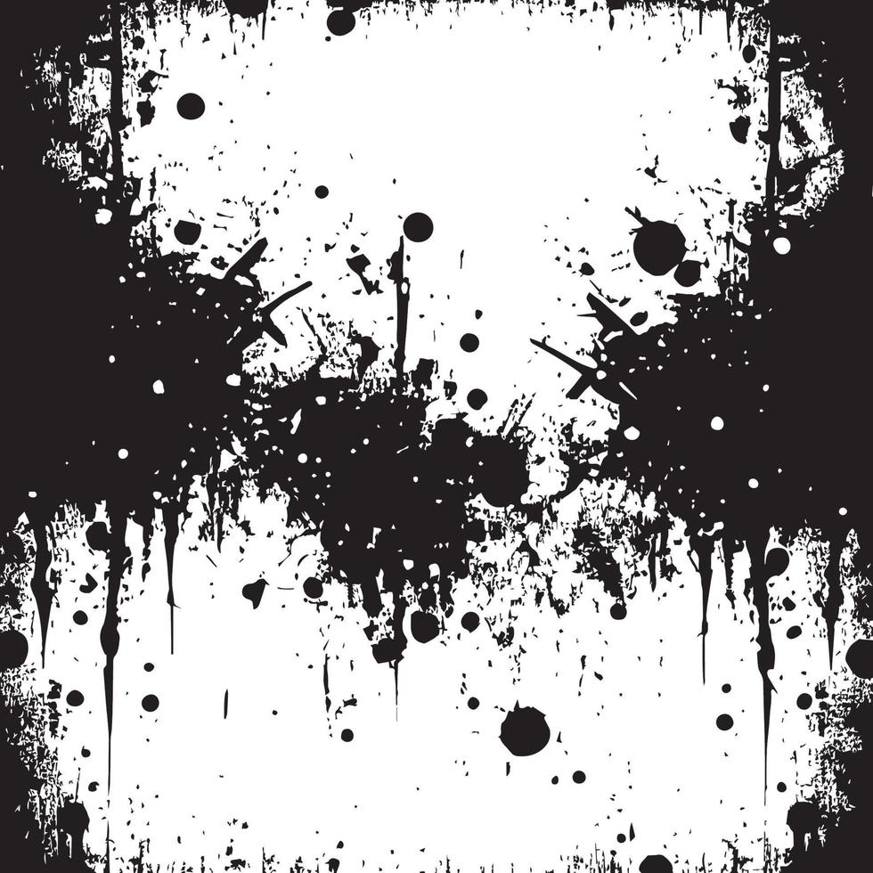 abstrait texture fond noir blanc grunge - vecteur
