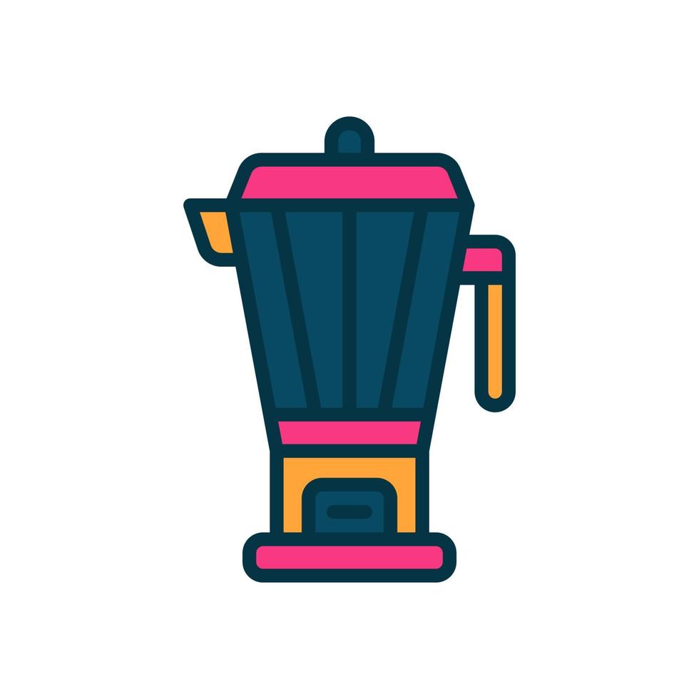 icône de cafetière pour votre site Web, mobile, présentation et création de logo. vecteur