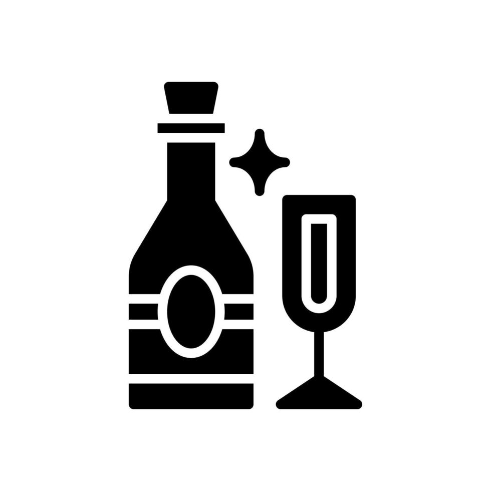 icône de vin pour votre site Web, mobile, présentation et conception de logo. vecteur