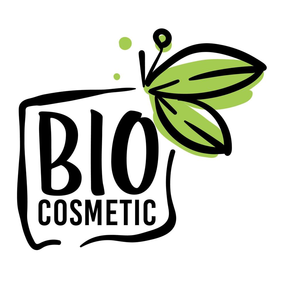 production bio cosmétique bio pour le soin du corps et de la peau vecteur