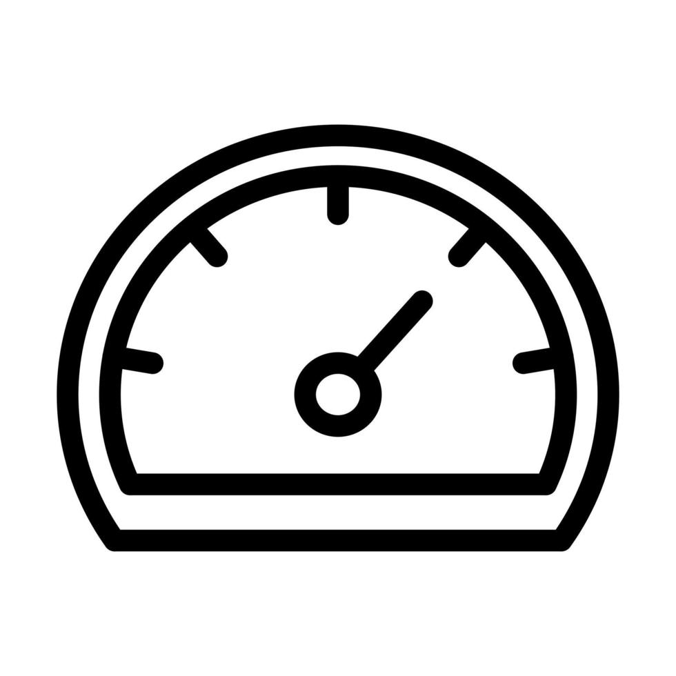 conception d'icône de compteur de vitesse vecteur