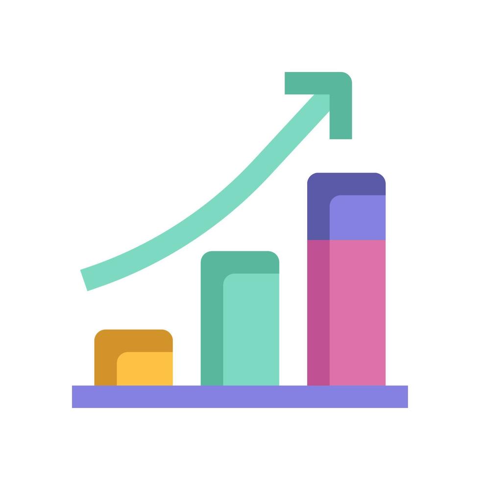 icône de croissance pour votre site Web, mobile, présentation et conception de logo. vecteur