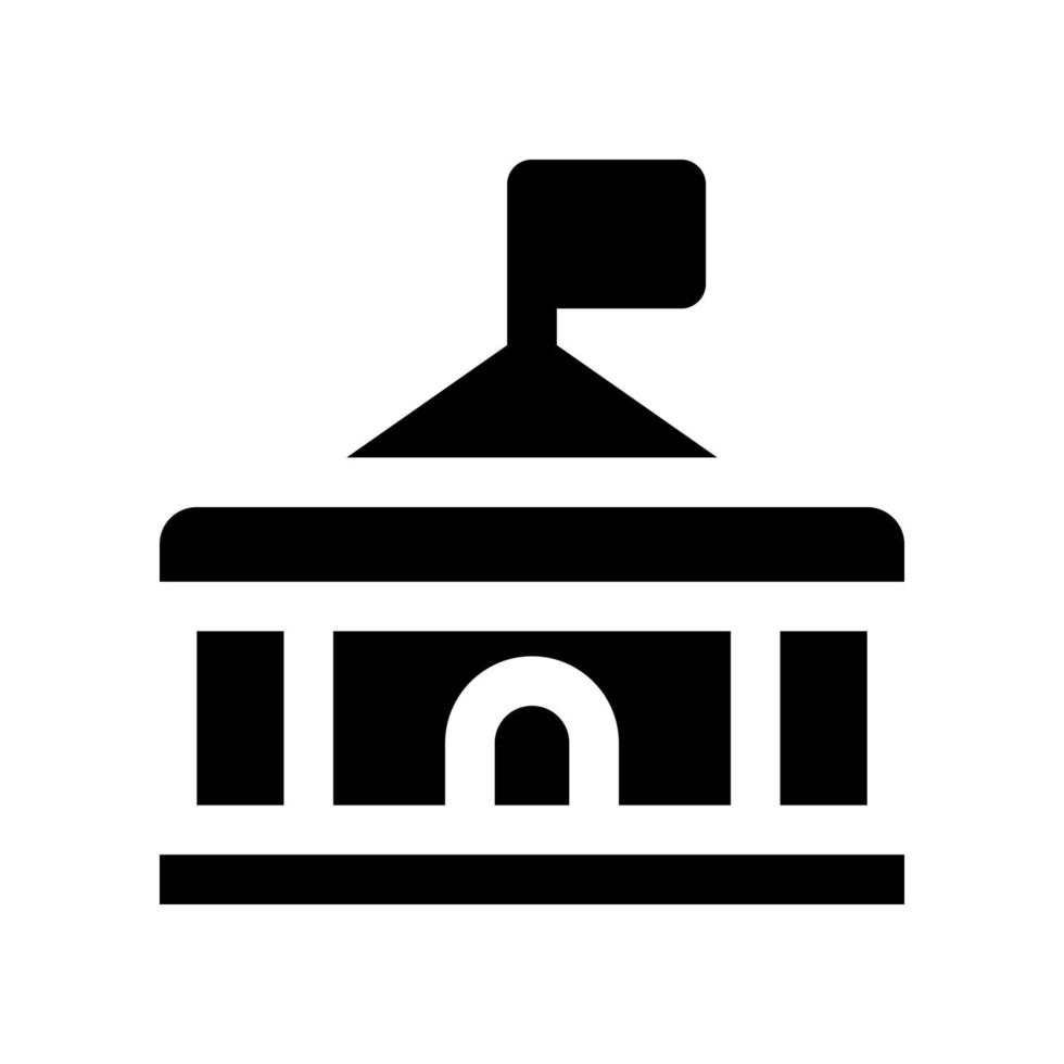 icône du gouvernement pour votre site Web, mobile, présentation et conception de logo. vecteur