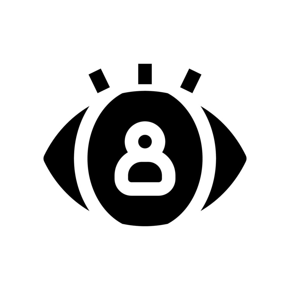 icône de vision pour votre site Web, mobile, présentation et conception de logo. vecteur