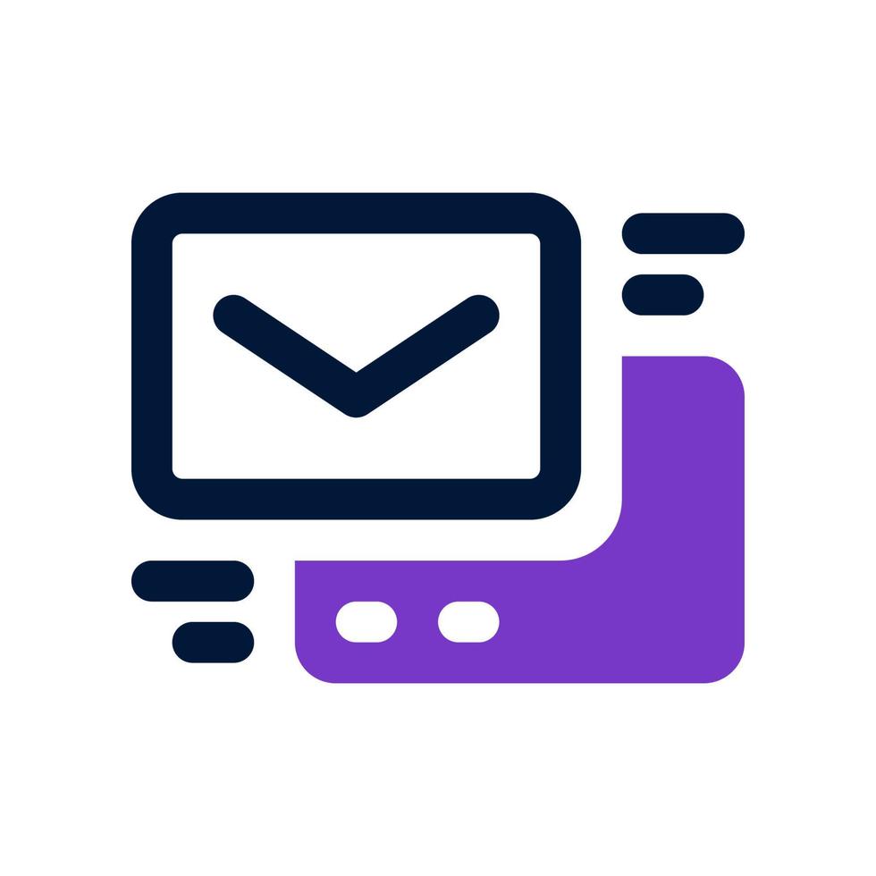 icône de courrier électronique pour votre site Web, mobile, présentation et conception de logo. vecteur