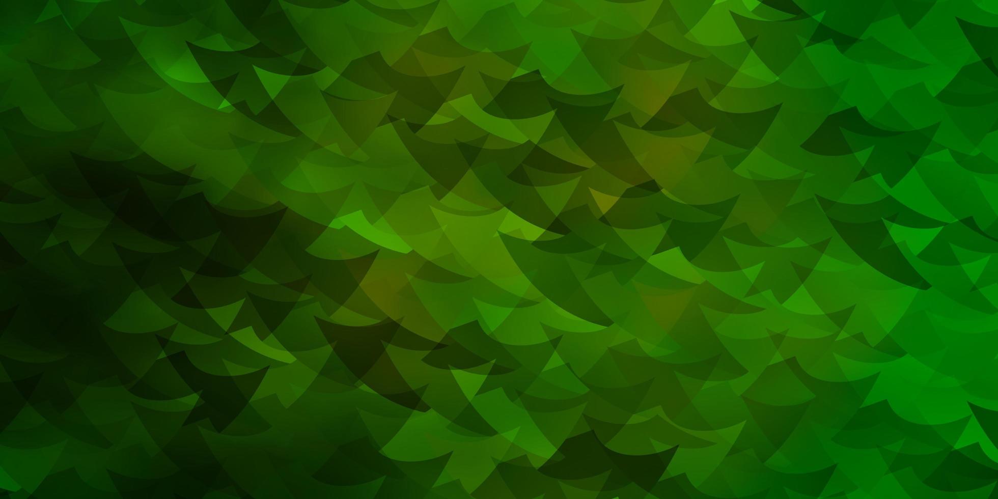 modèle vectoriel vert clair avec un style polygonal avec des cubes.