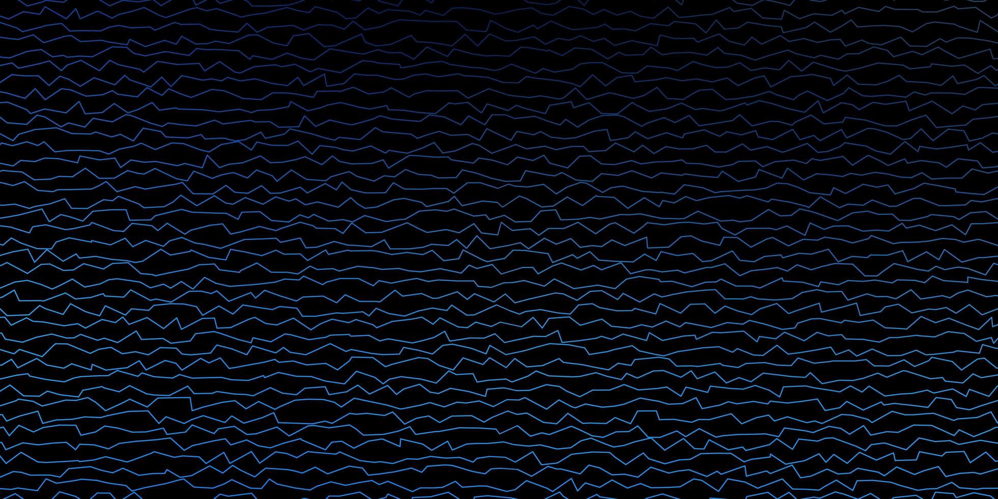 toile de fond de vecteur bleu foncé avec des lignes pliées.