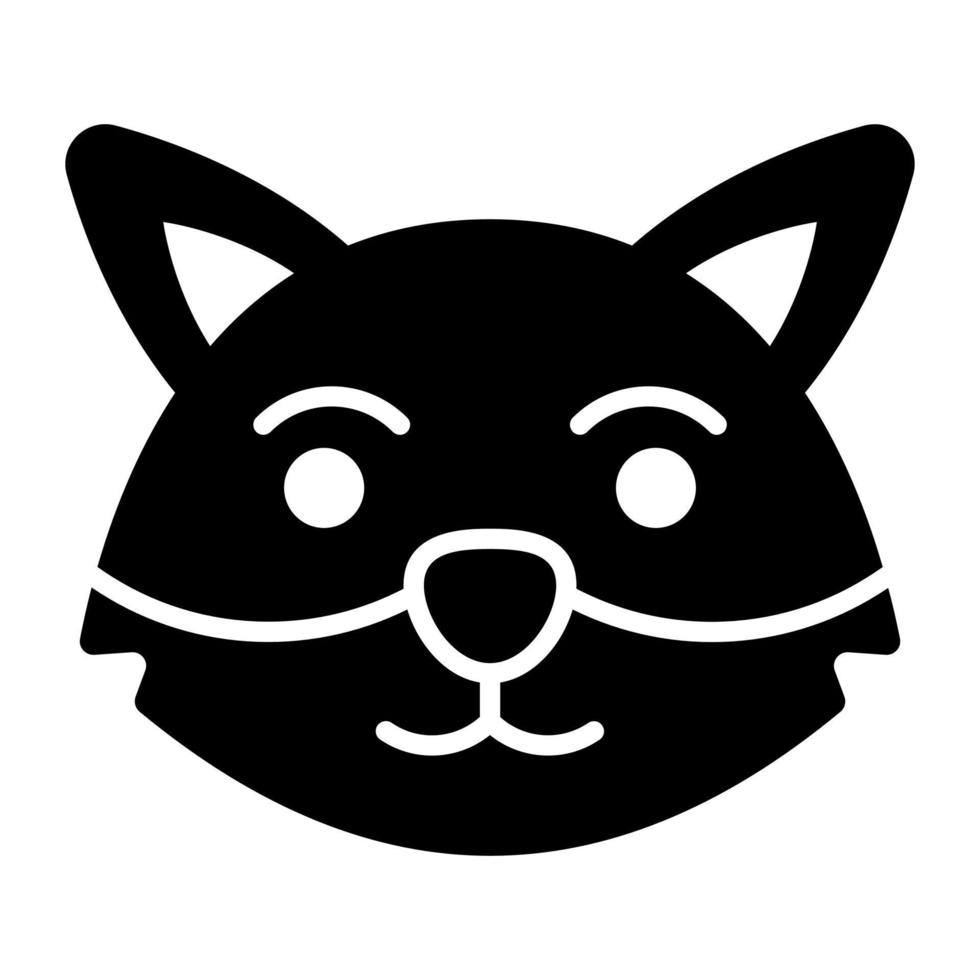 icône de vecteur de mascotte de renard dans un style moderne