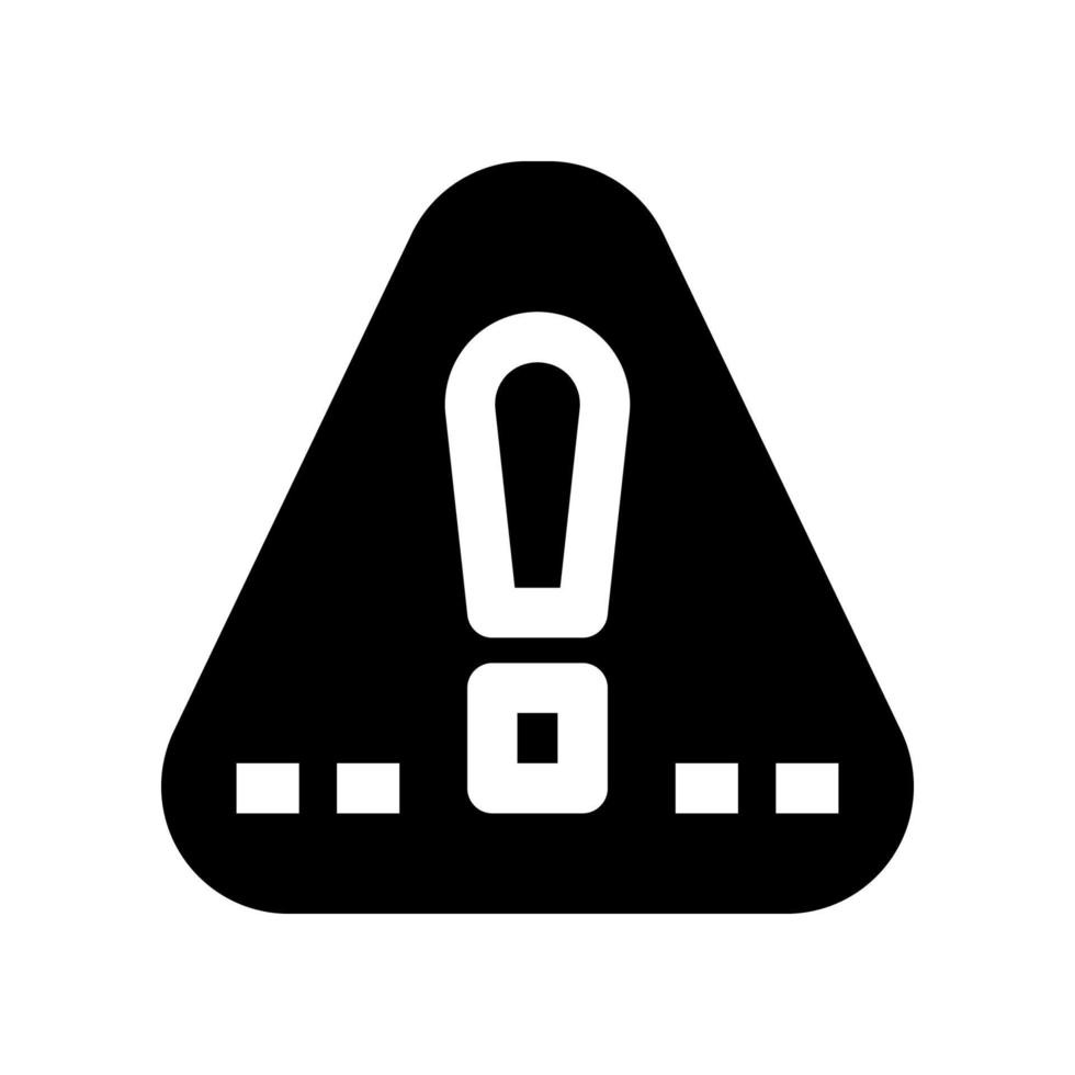 icône d'alerte pour votre site Web, mobile, présentation et conception de logo. vecteur
