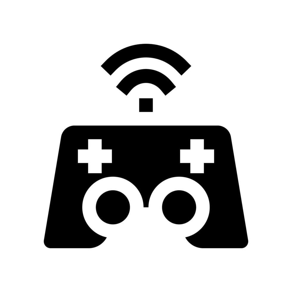 icône de manette de jeu pour votre site Web, mobile, présentation et conception de logo. vecteur