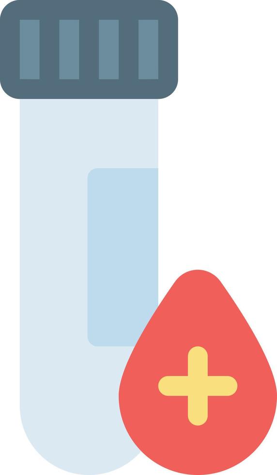illustration vectorielle d'échantillon de sang sur un fond. symboles de qualité premium. icônes vectorielles pour le concept et la conception graphique. vecteur