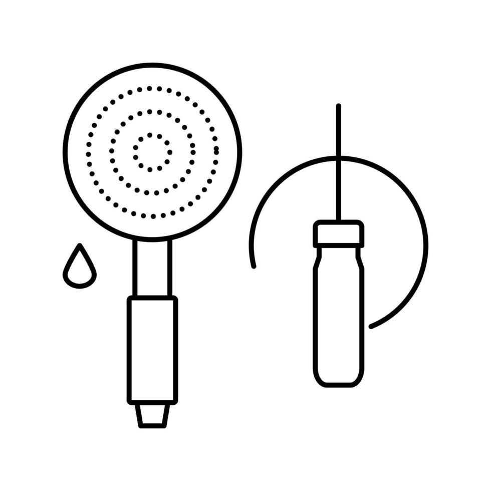 Icône De Ligne De Réparation Du Plateau De Douche Illustration de Vecteur -  Illustration du plombier, stratifié: 241232771