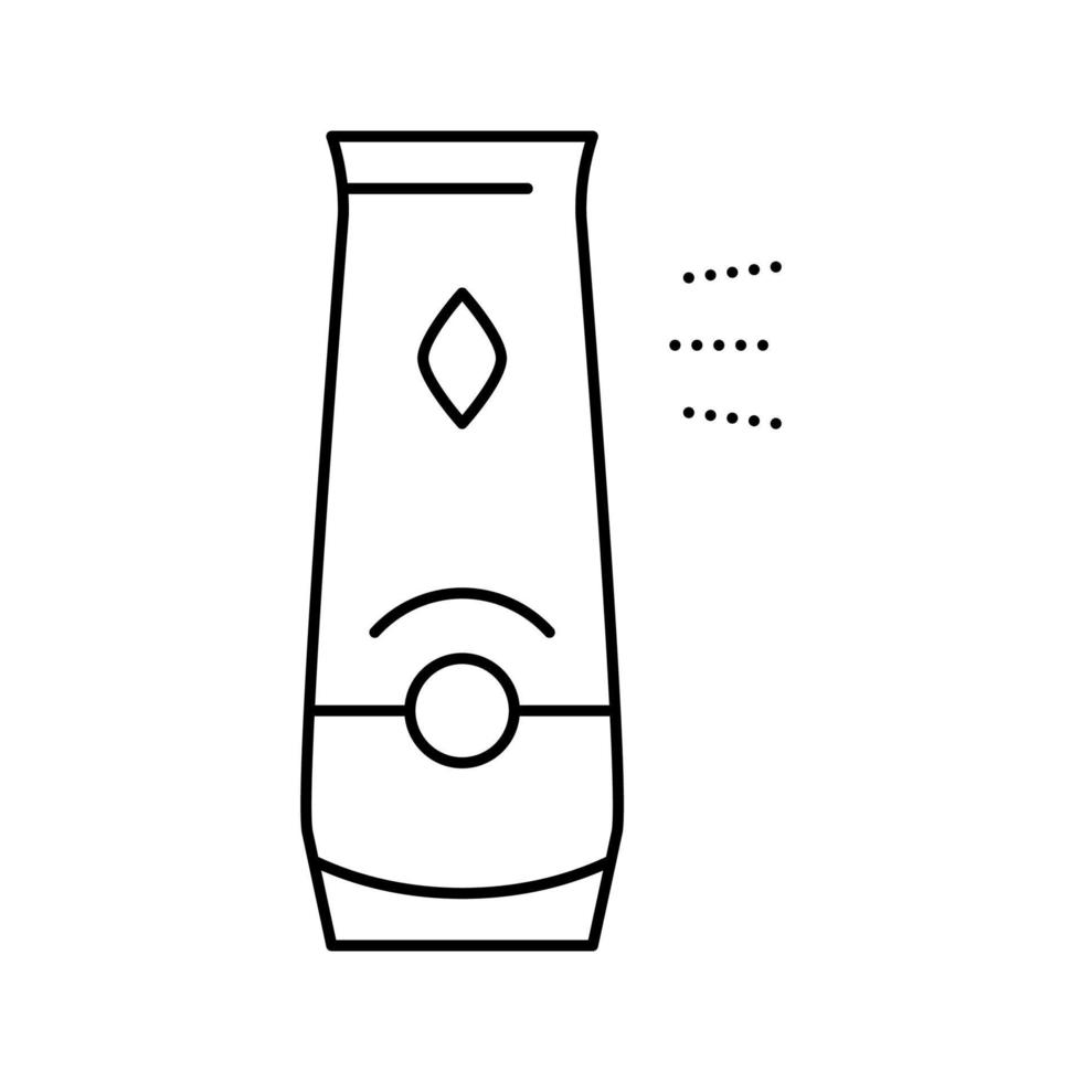 désodorisant automatique ligne icône illustration vectorielle vecteur