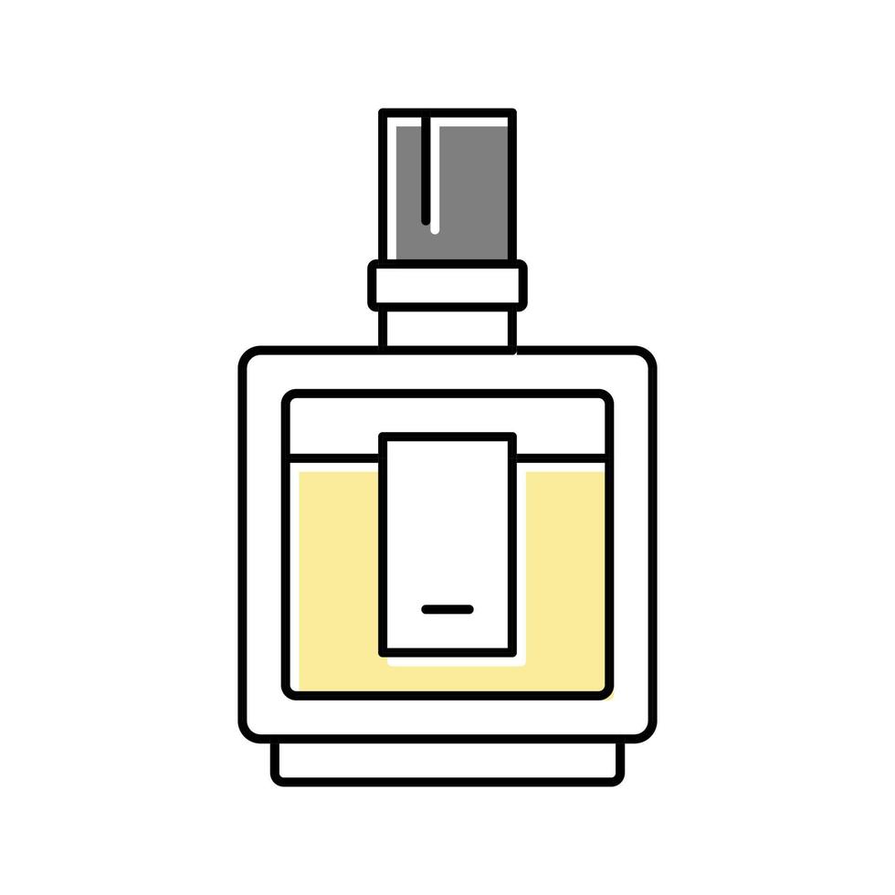 bouteille de parfum de cologne icône de couleur de parfum illustration vectorielle vecteur